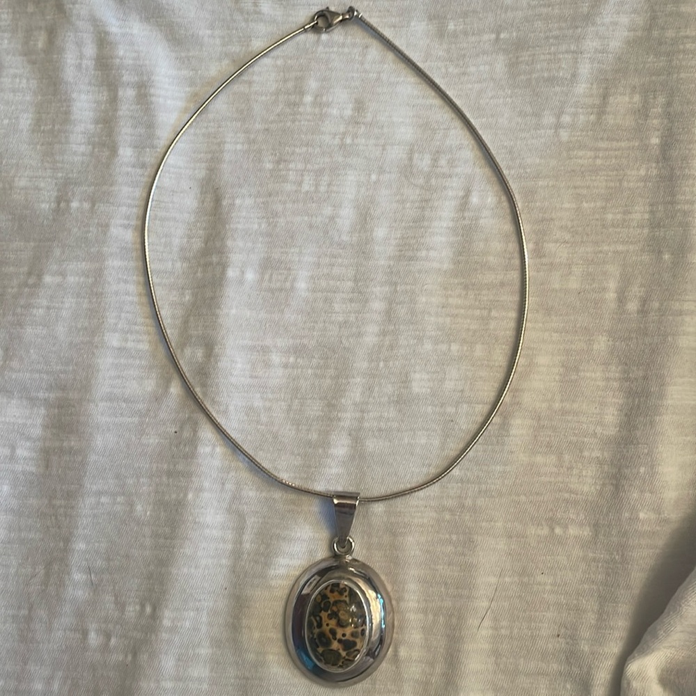 VINTAGE, RARE Silpada spotted Pendant